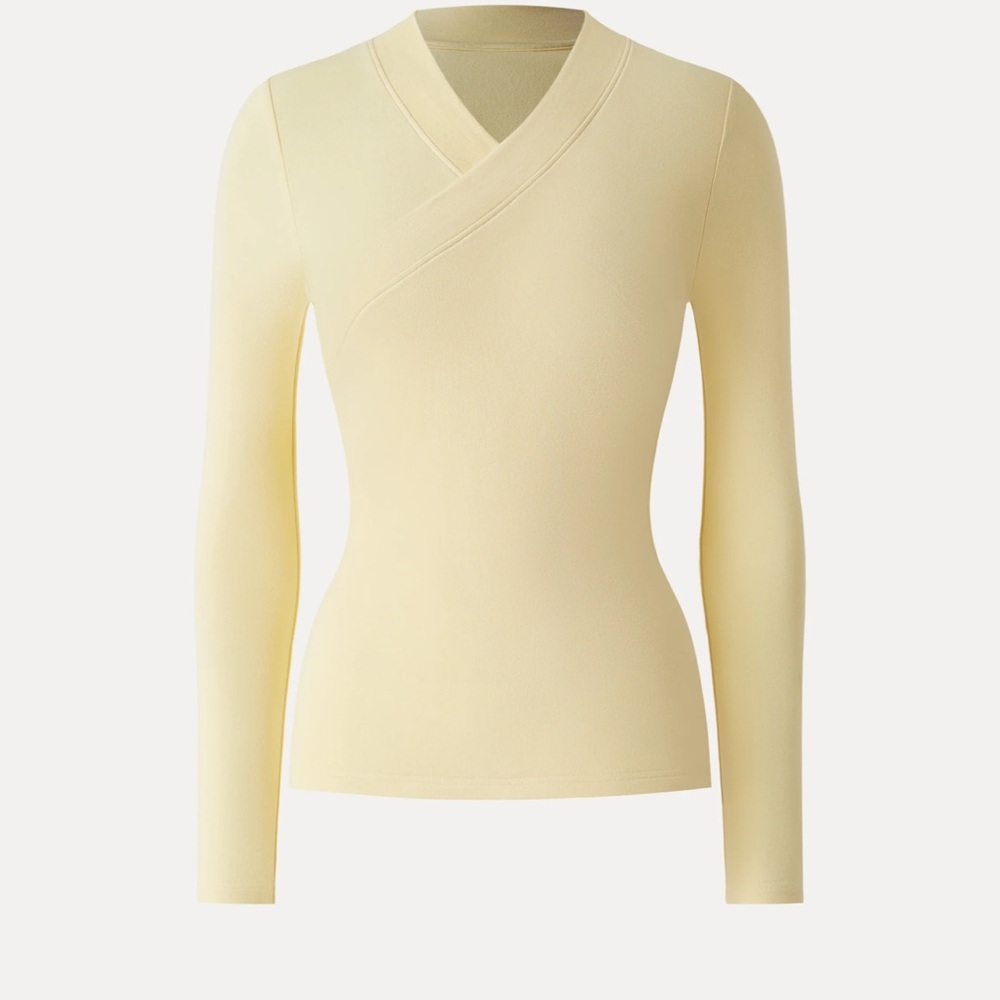 OGL Cream Long Sleeve Women's Blouse NWT